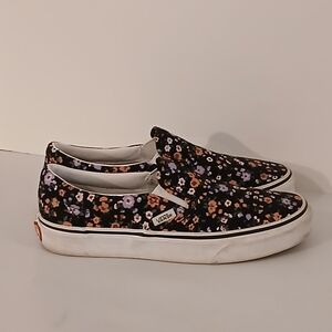 Vans Floral Slip-On Sneakers